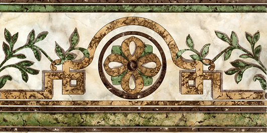 Бордюр Europa Ceramica Losanga Roma Beige 22.5х45 см х9999002759