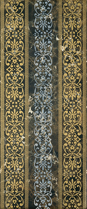 Декор Gracia Ceramica Bohemia brown 02 25х60 см 010301001714