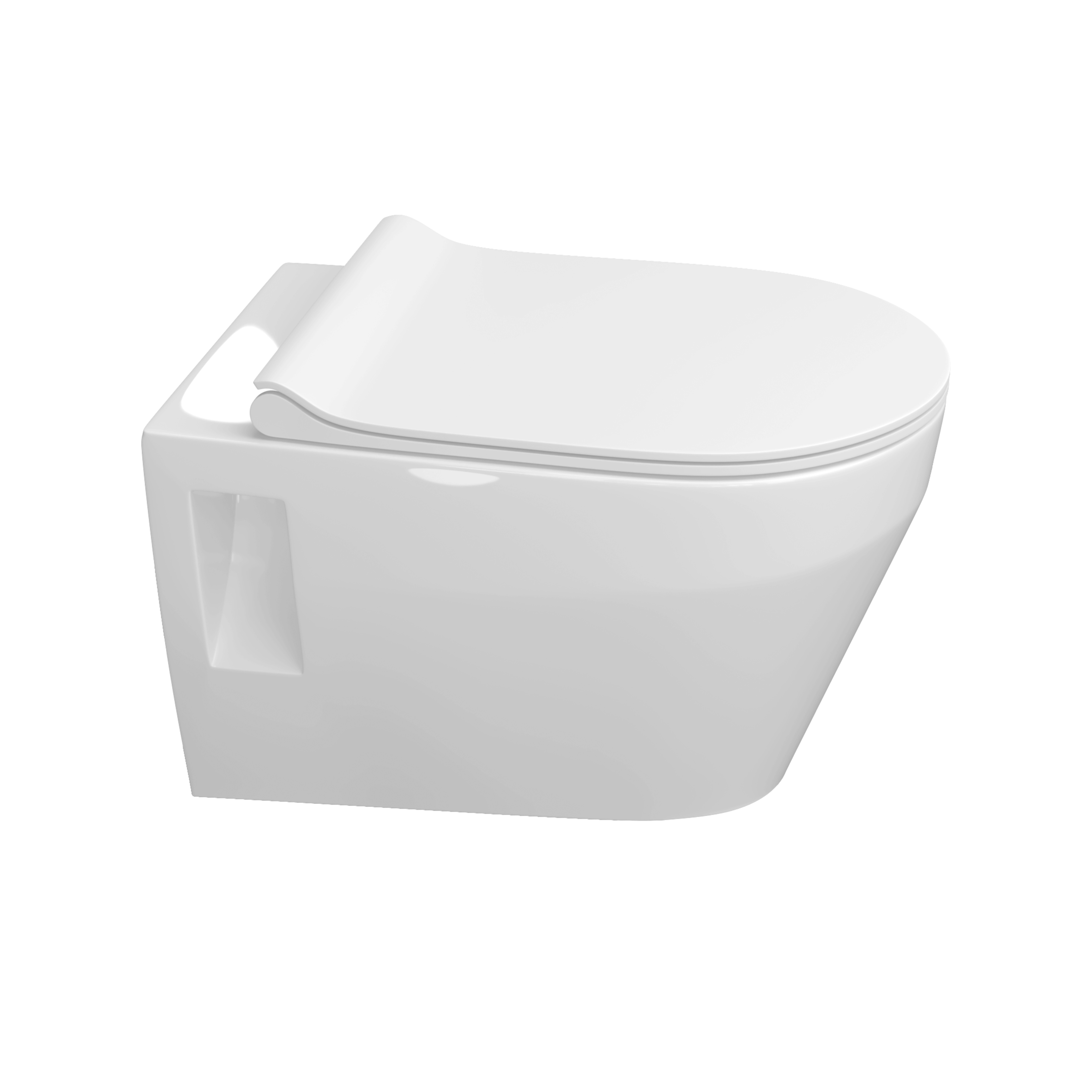 Унитаз подвесной Laparet Correct с сиденьем микролифт белый х9999288061