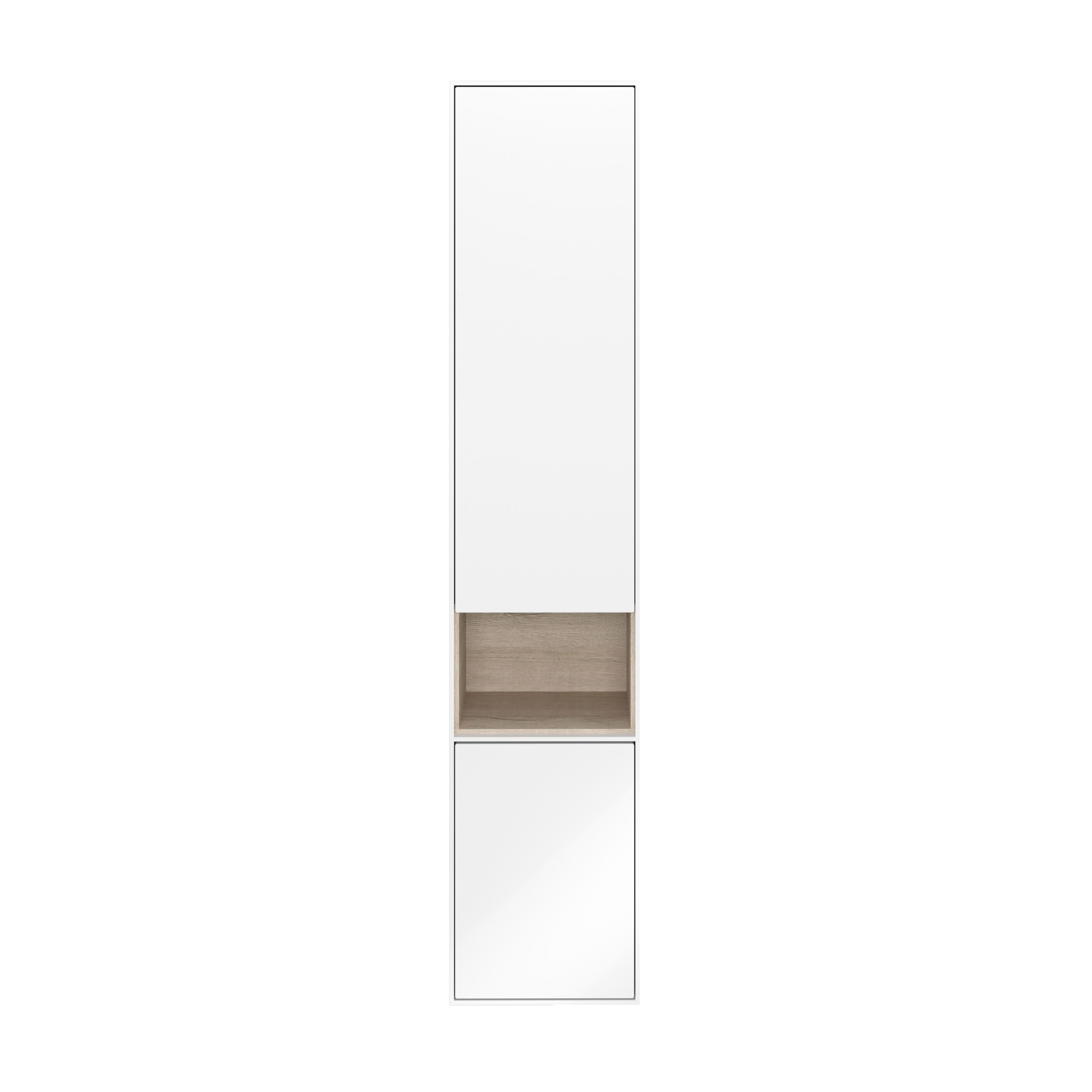 Пенал подвесной Kerama Marazzi PLAZA Modern 170 белый 2 дверцы PLB.M.170\WHT