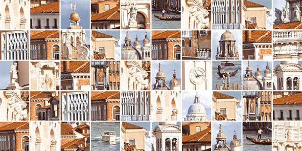 Плитка настенная Ceramica Classic Венеция бежевый мозаика 25x50 см 10-31-11-273