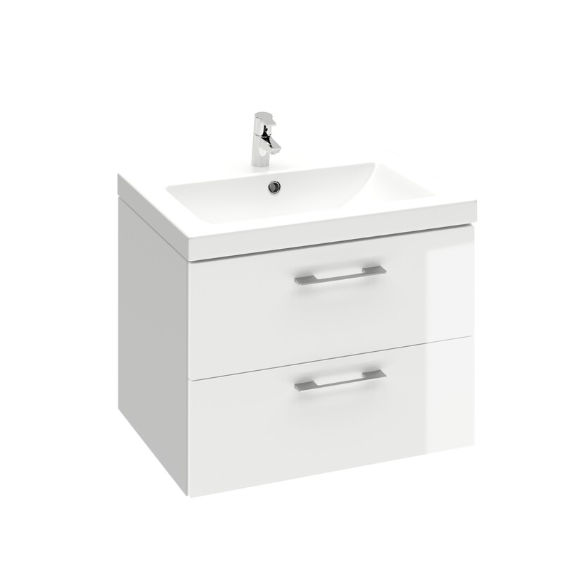 Тумба под раковину подвесная Cersanit LARA 60 для раковины COMO 60 белый SB-SZ-LARA-CO60/Wh