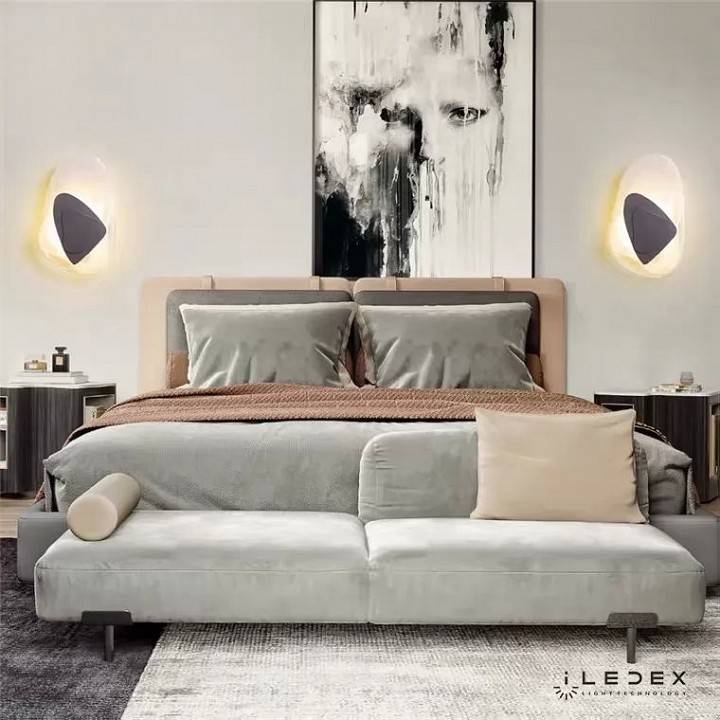 Накладной светильник iLedex Silk 9 Вт 3000K BK-WH F097-9W-3000K BK-WH