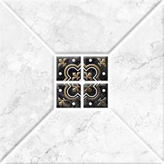 Декор Керамин Риальто 1 тип 2 золото 20х20 см х9999211223