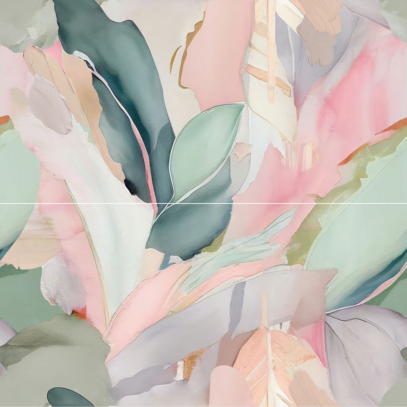 Панно Laparet Impression OS\A392\2x\48000R 80x80 см глянцевое обрезное OS\A392\2x\48000R