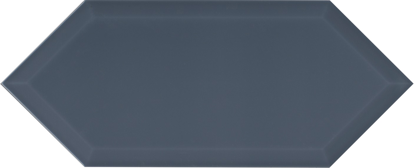 Плитка настенная Kerama Marazzi Алмаш грань синий глянцевый 14x34 см 35020