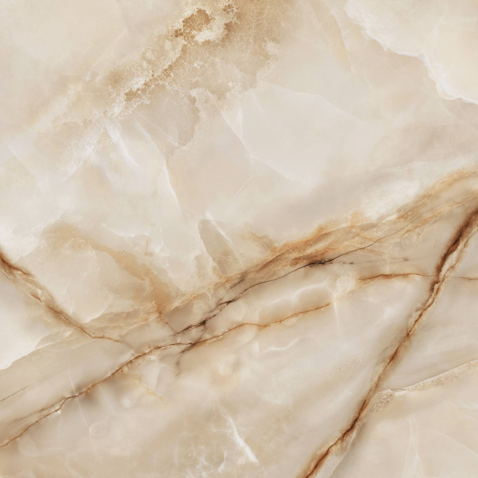 Керамогранит Alma Ceramica Onyx Royal Latte полированный 600x600x8 мм 6060ORO11P