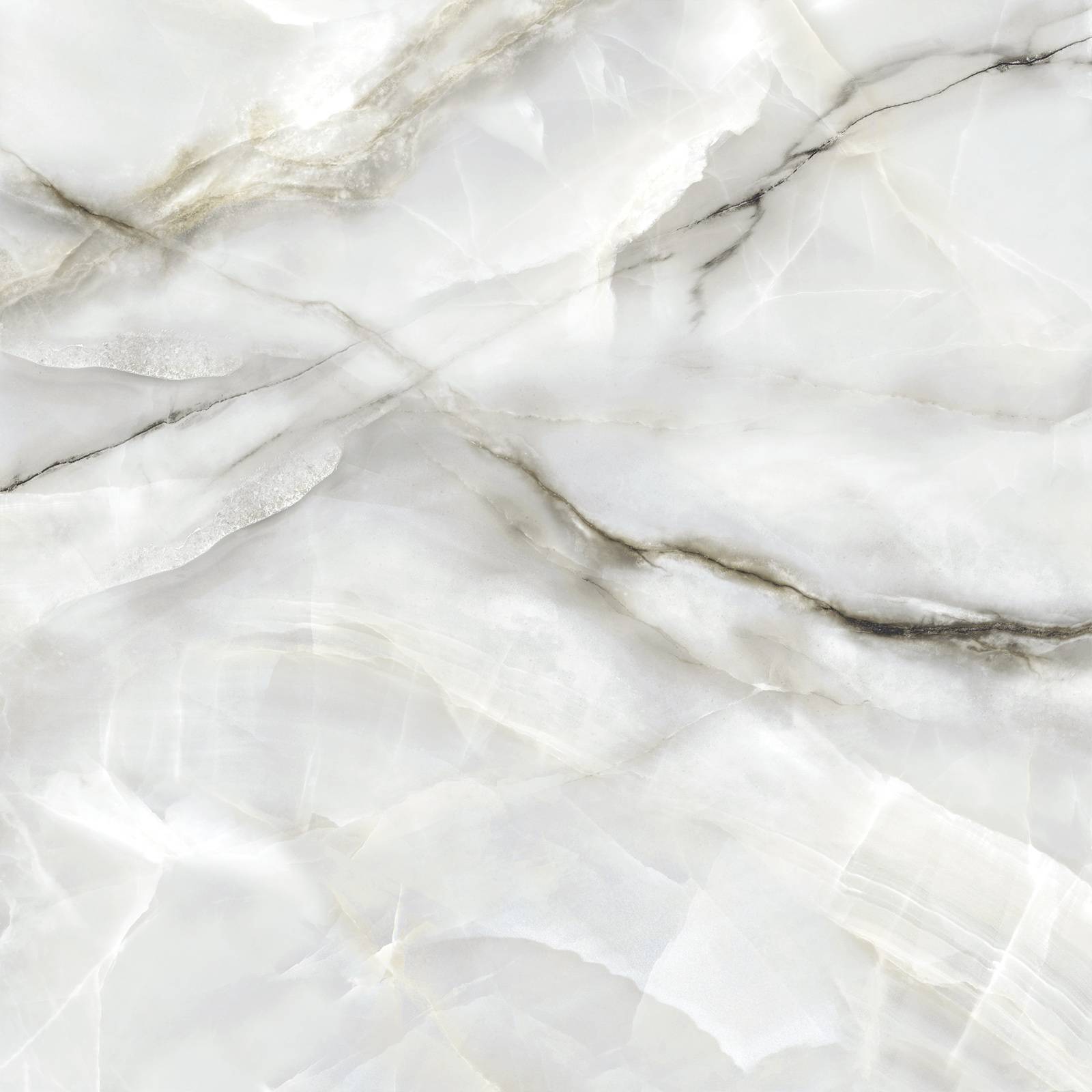 Керамогранит Alma Ceramica Onyx Royal Gray полированный 600x600x8 мм 6060ORO15P