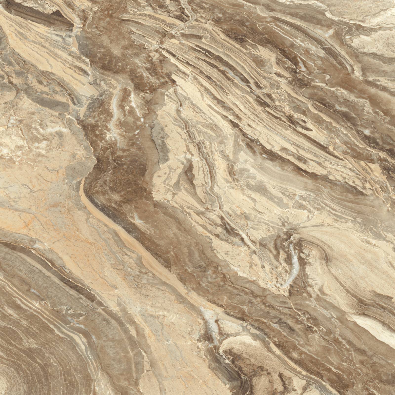 Керамогранит Alma Ceramica Persia Brown полированный 600x600x8 мм 6060PRS21P