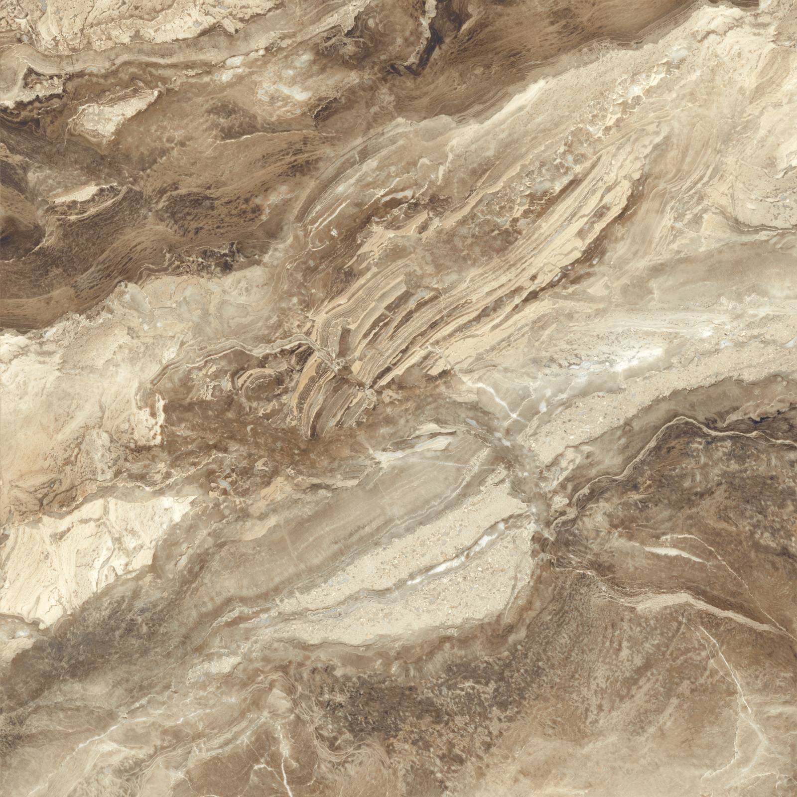 Керамогранит Alma Ceramica Persia Brown полированный 600x600x8 мм 6060PRS21P