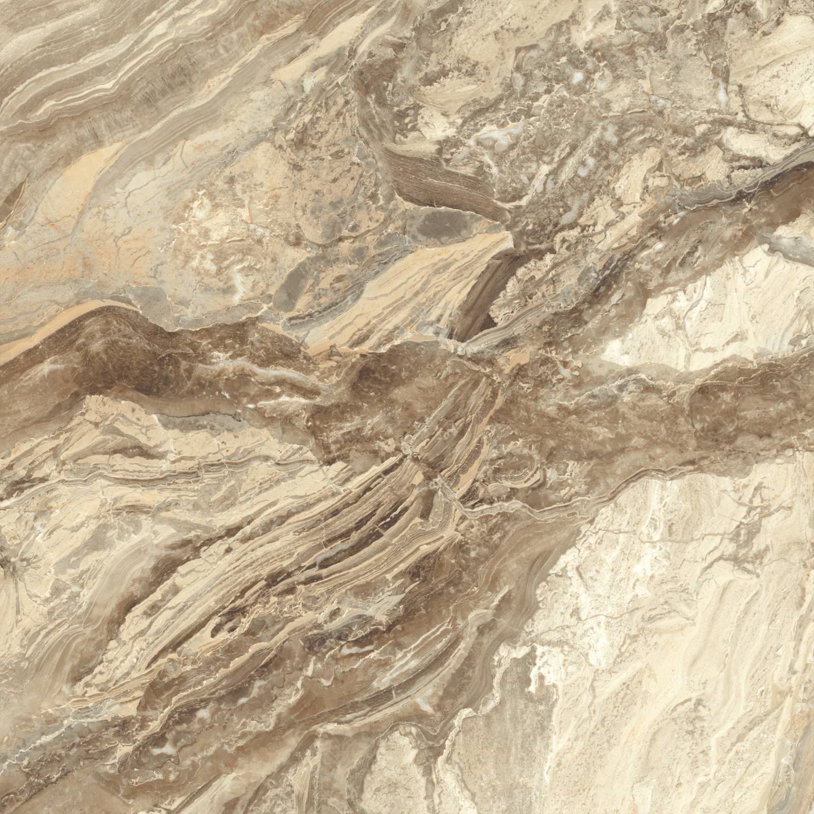 Керамогранит Alma Ceramica Persia Brown полированный 600x600x8 мм 6060PRS21P