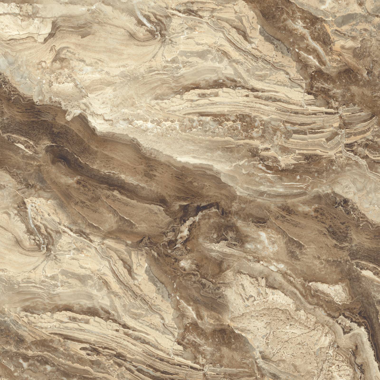 Керамогранит Alma Ceramica Persia Brown полированный 600x600x8 мм 6060PRS21P