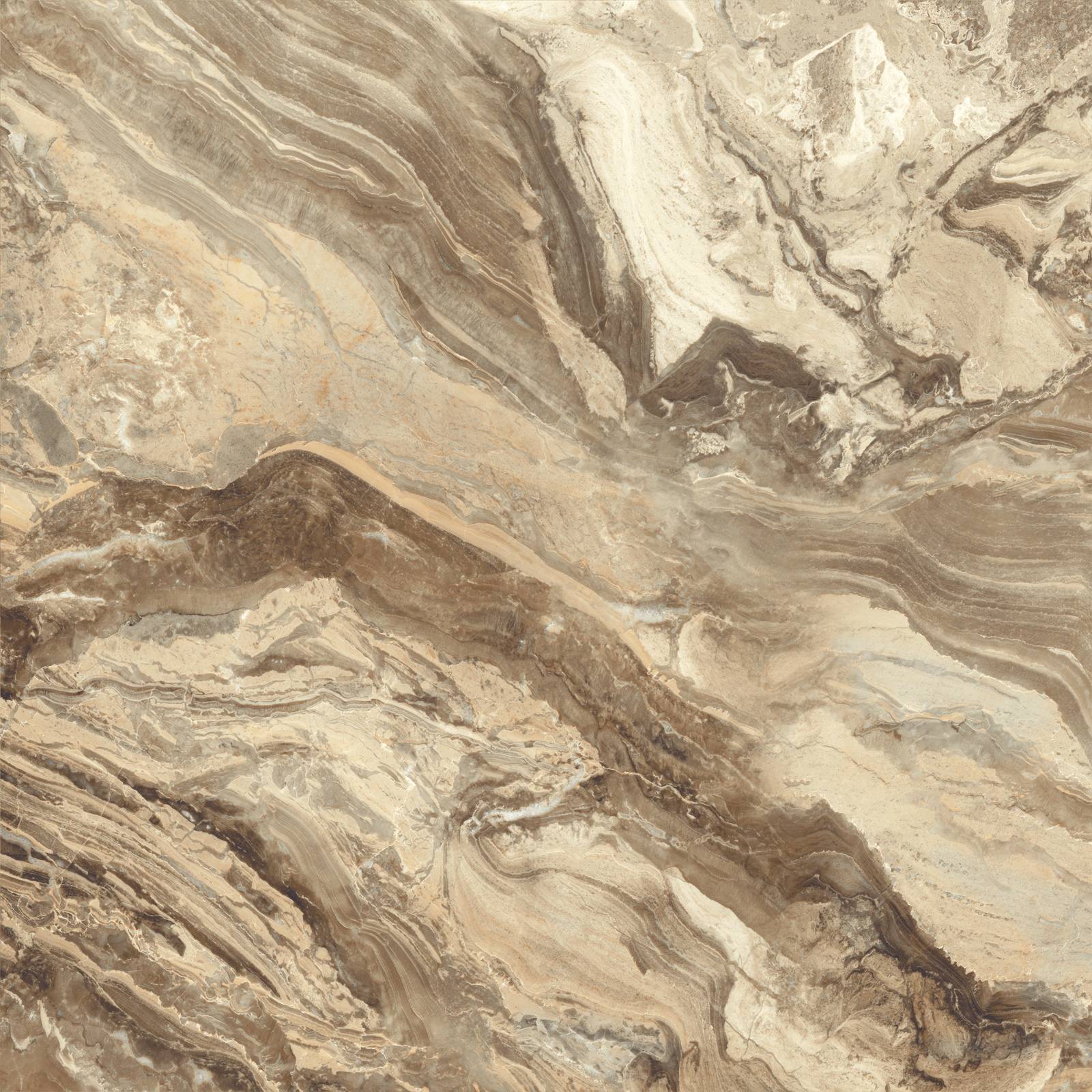 Керамогранит Alma Ceramica Persia Brown полированный 600x600x8 мм 6060PRS21P