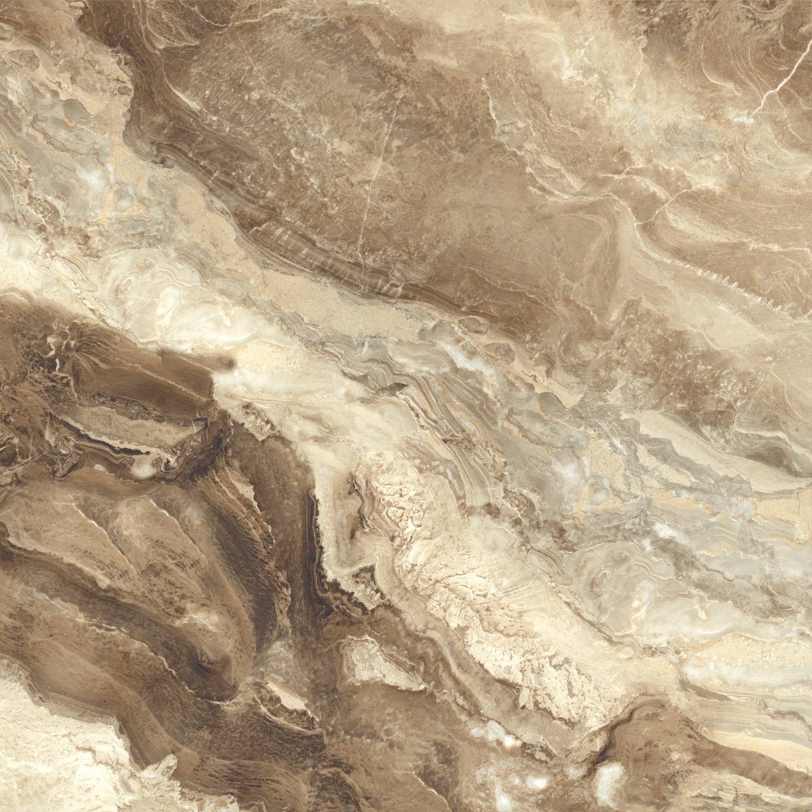 Керамогранит Alma Ceramica Persia Brown полированный 600x600x8 мм 6060PRS21P