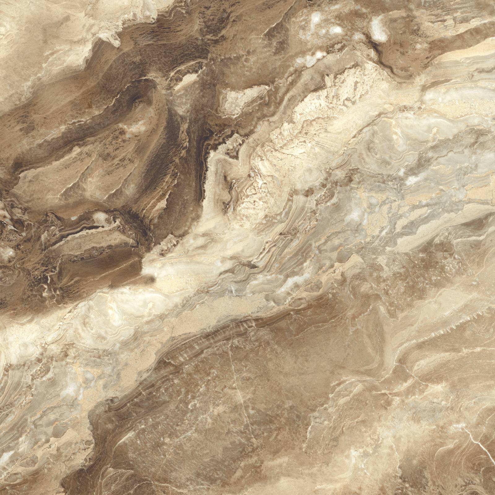 Керамогранит Alma Ceramica Persia Brown полированный 600x600x8 мм 6060PRS21P