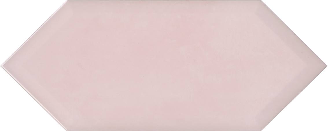 Плитка Kerama Marazzi Фурнаш грань розовый светлый глянцевый 14х34 см 35024