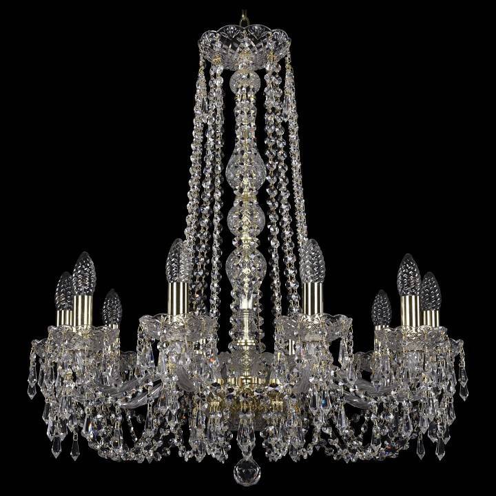 Подвесная люстра Bohemia Art Classic 11.23 10 ламп h-70 11.23.10.220.h-70.Gd.Dr