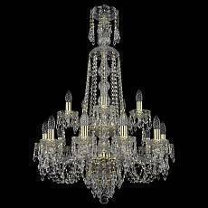 Подвесная люстра Bohemia Art Classic 11.23 15 ламп двухъярусная XL-95 11.23.10+5.220.2d.XL-95.Gd.Dr