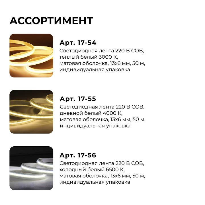 Лента светодиодная Apeyron Electrics  17-56