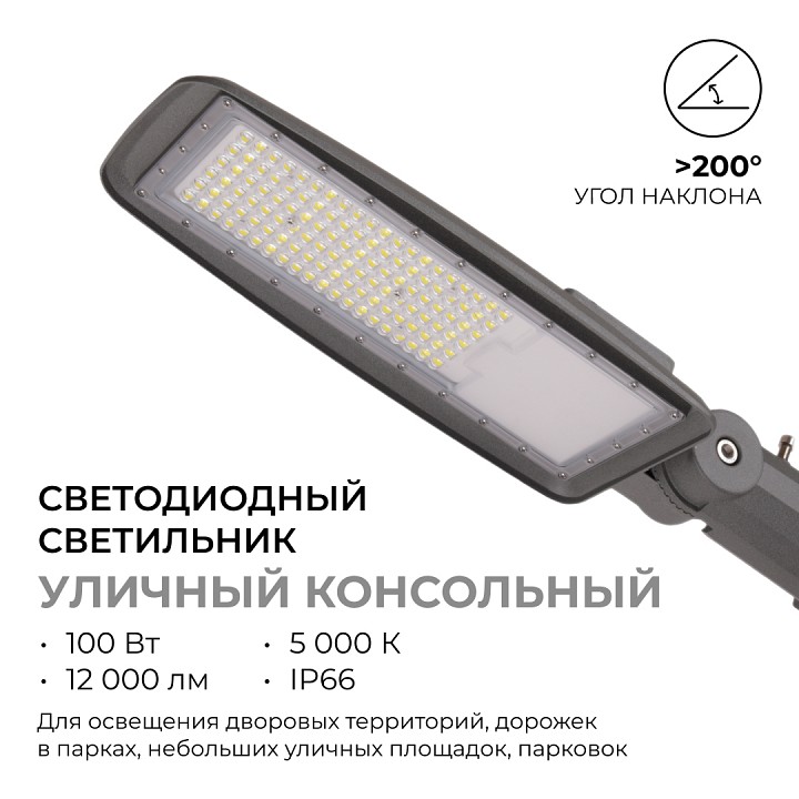Светильник консольный уличный Apeyron Electrics 100 Вт 29-11