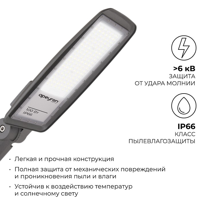 Светильник консольный уличный Apeyron Electrics 100 Вт 29-11