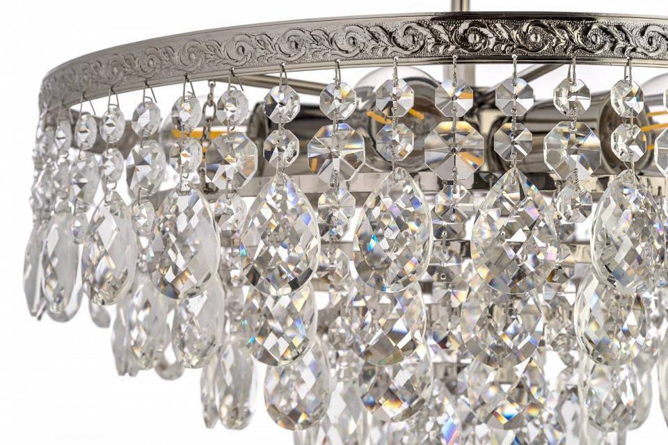 Люстра на штанге Arti Lampadari Castellana Nickel Castellana E 1.3.38.608 N