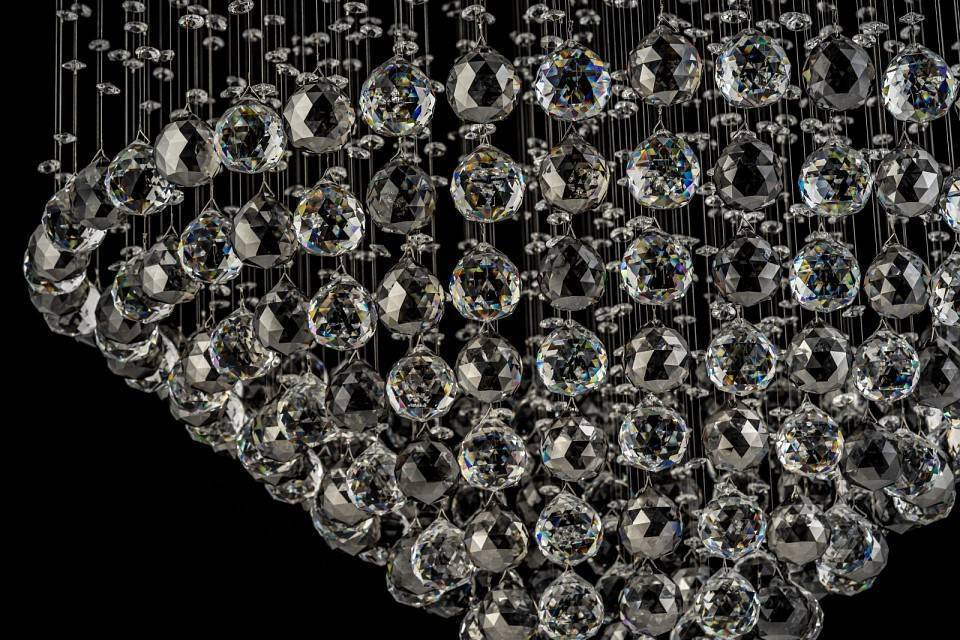 Люстра на штанге Arti Lampadari Flusso Nickel Flusso H 1.4.80.517 N