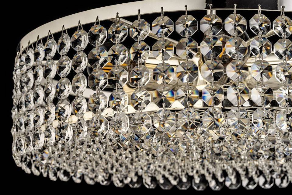 Люстра на штанге Arti Lampadari Sara Silver Sara E 1.3.40.101 S