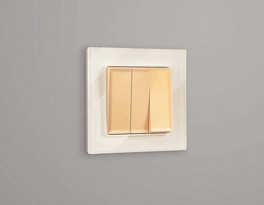 Рамка на 1 пост Ambrella Volt Platos Стекло органическое AF330301