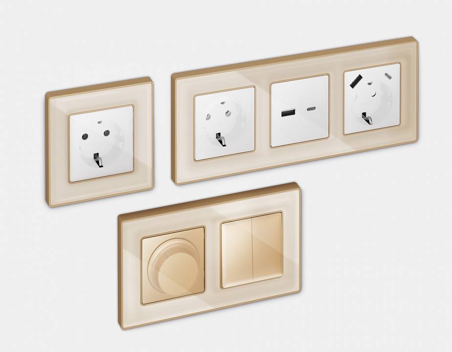 Рамка на 2 поста Ambrella Volt Arctic AF580342