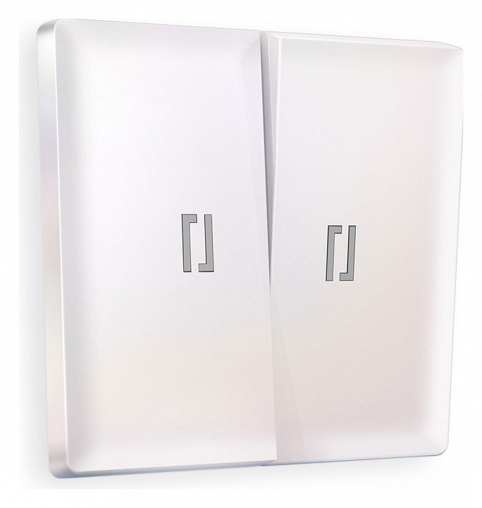 Клавиши для выключателя двухклавишного c подсветкой Ambrella Volt Quant AP2040