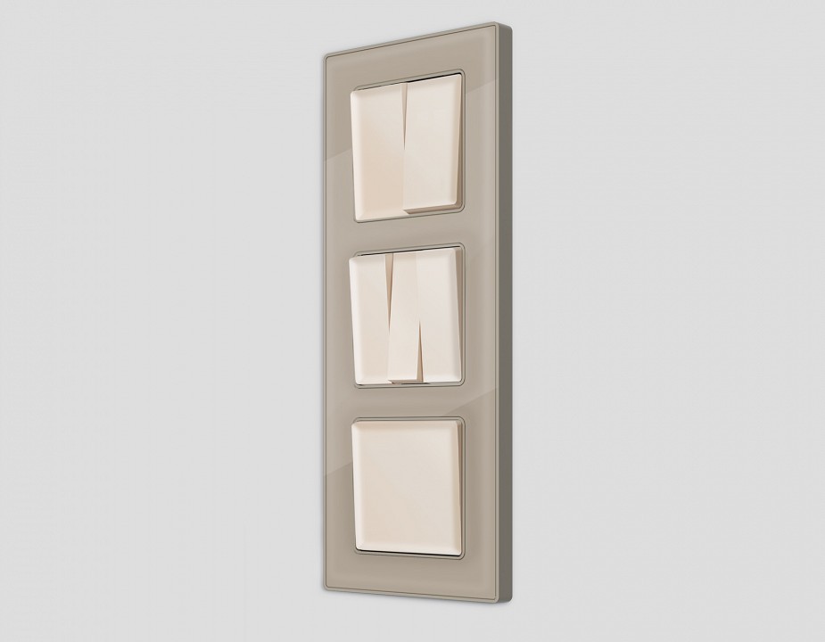 Клавиши для выключателя трехклавишного Ambrella Volt Quant AP3250