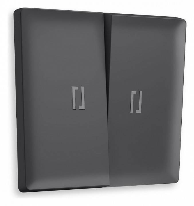 Клавиши для выключателя двухклавишного c подсветкой Ambrella Volt Quant AP9040