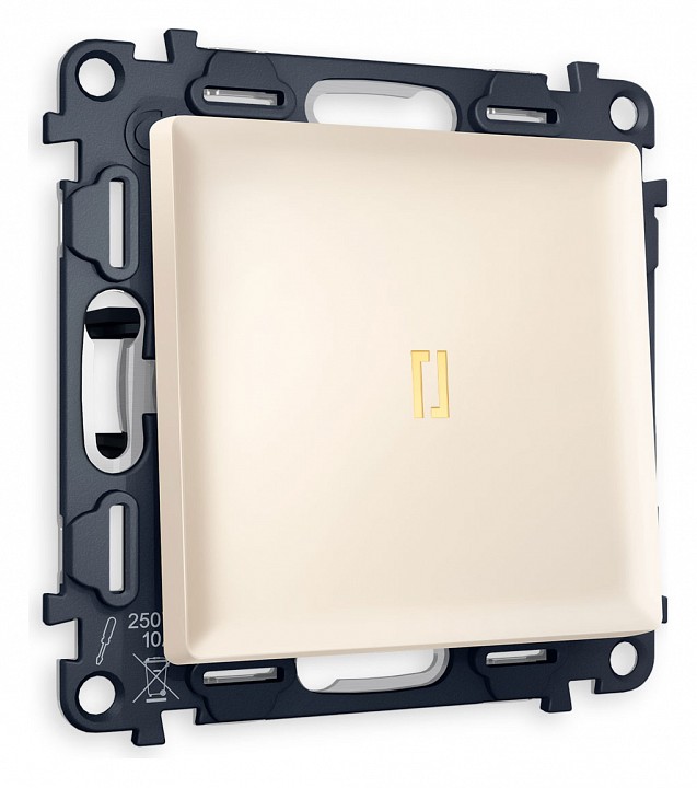 Выключатель проходной одноклавишный с подсветкой Ambrella Volt Quant MA322030