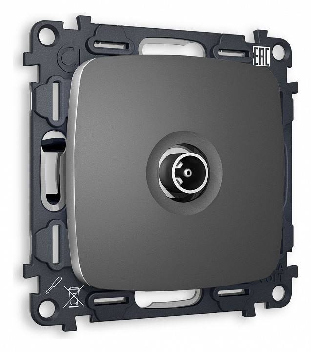 ТВ-розетка оконечная без рамки Ambrella Volt Quant MO663010