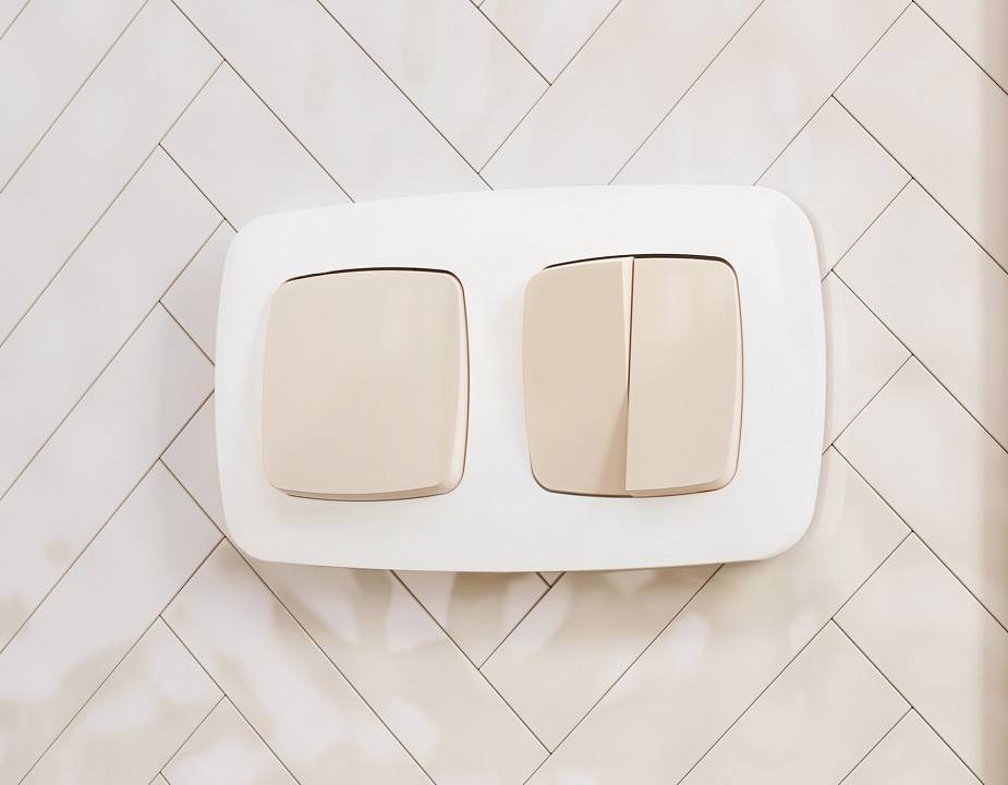 Клавиши для выключателя двухклавишного Ambrella Volt Quant OP3030