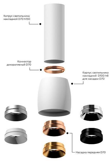 Накладной светильник Ambrella light C C7401