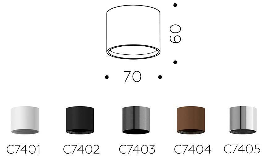 Накладной светильник Ambrella light C C7401