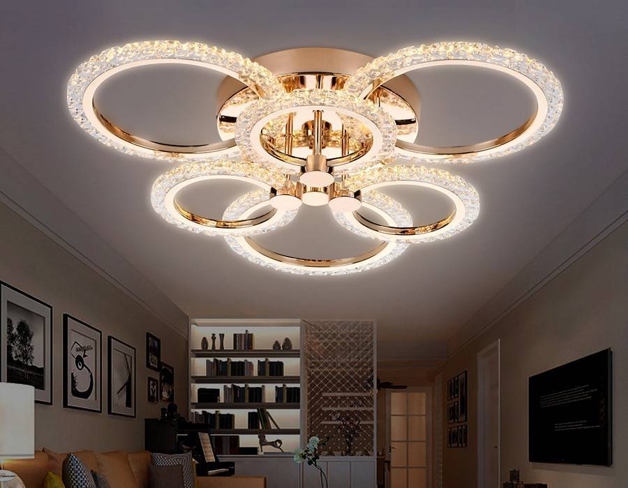 Светильник накладной Ambrella light FA FA418 90 Вт 3000-6400 К золото FA418