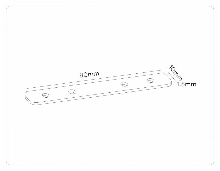 Соединитель линейный для треков Ambrella Light TRACK SYSTEM GL2005