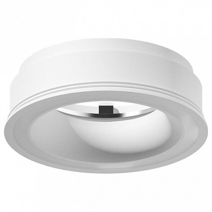 Рамка на 1 светильник Ambrella light N белый/золото N7110