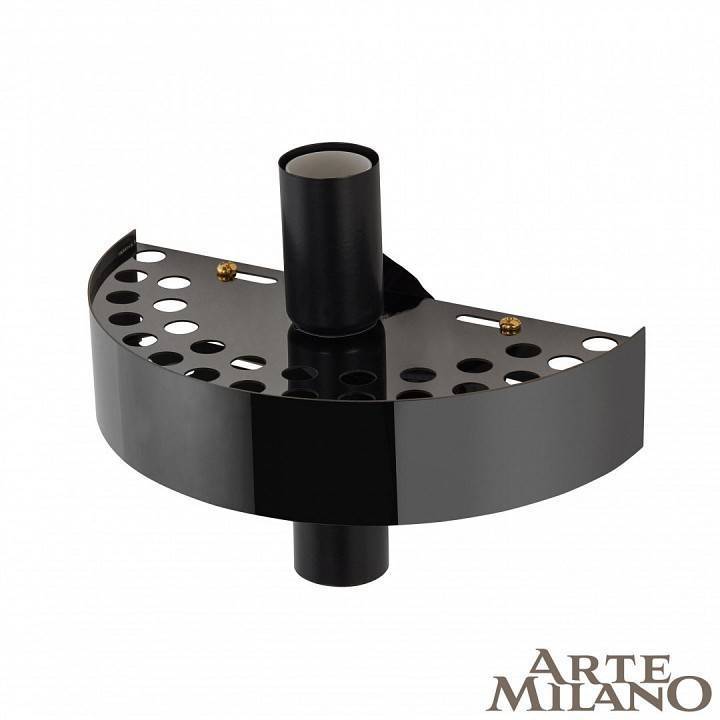 Накладной светильник Arte Milano AM-D170 2xE14 D170 H450 мм Bk 1A.D170.H450.E14.2 Bk