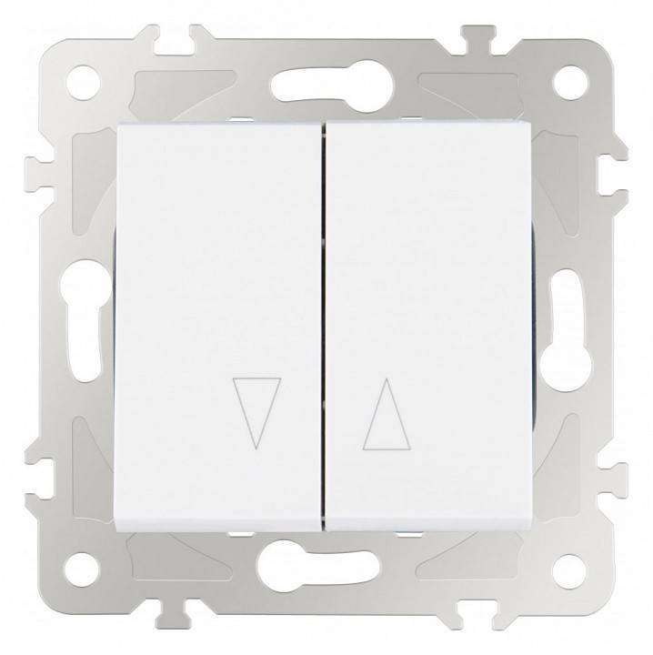 Выключатель для жалюзи без рамки Arte Milano 203 203.38-2.white