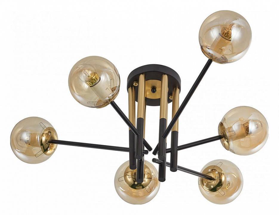 Потолочная люстра Arte Milano Neapolis 273708/6 BK/GD