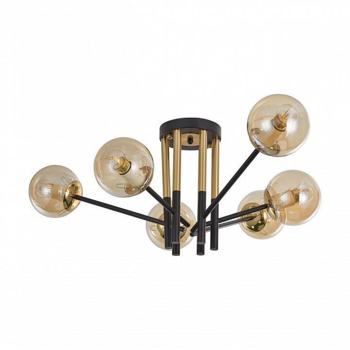 Потолочная люстра Arte Milano Neapolis 273708/6 BK/GD