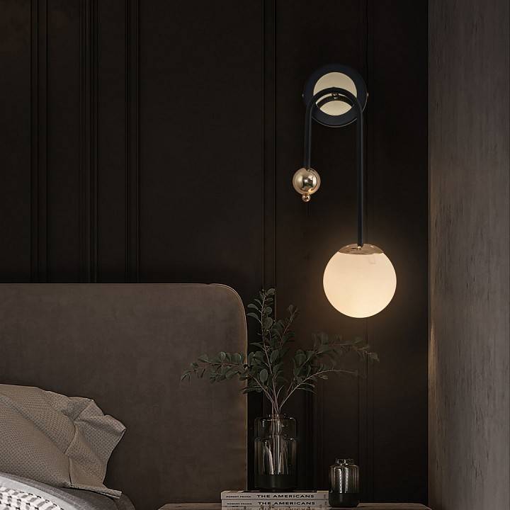 Бра Arte Milano Neapolis-73808 274307/1B BK/GD