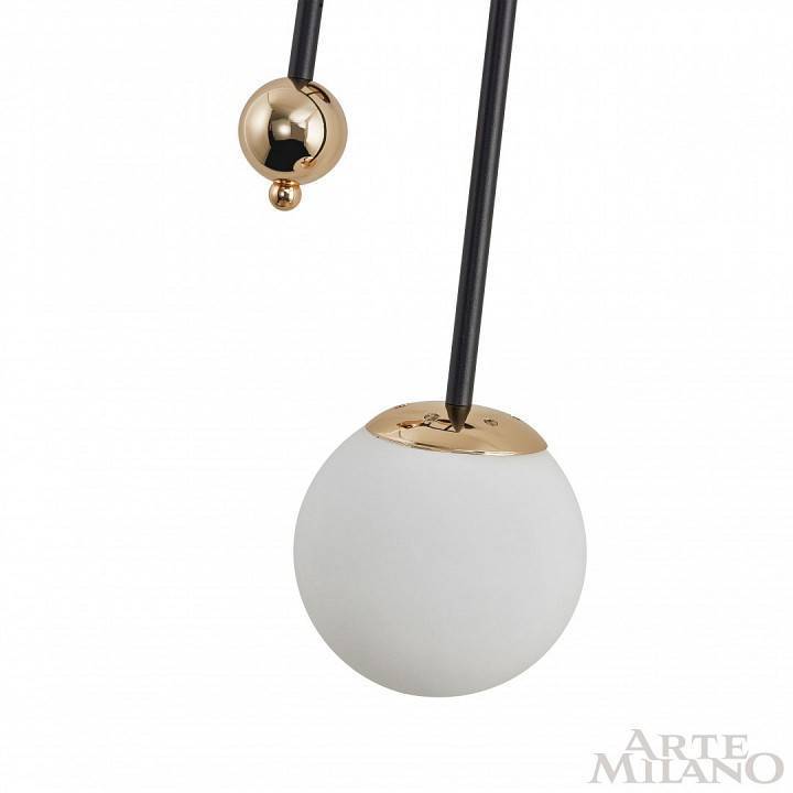 Бра Arte Milano Neapolis-73808 274307/1B BK/GD