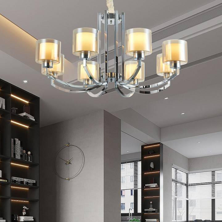 Подвесная люстра Arte Milano Neapolis 277207/8 Ni