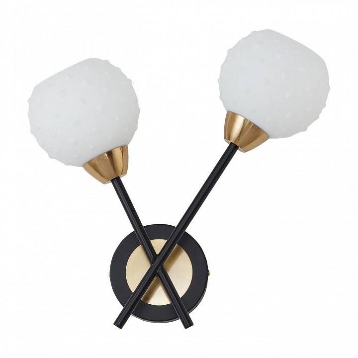 Бра Arte Milano Ferrara 279169/2B BK/GD