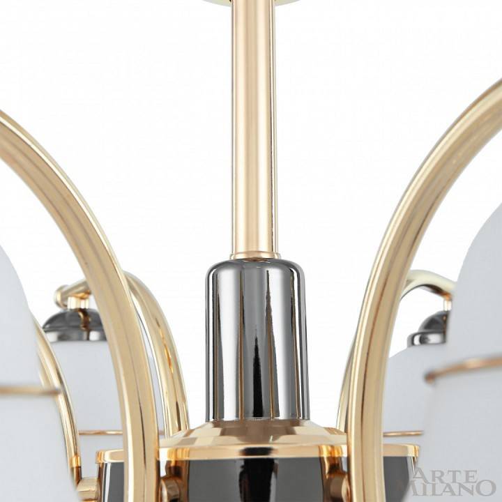 Подвесная люстра Arte Milano Florentia-1240 6 ламп 301240/6 Bk/Gd